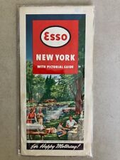Esso New York Map With Pictoral Guide - Copyright 1948 picture