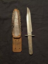 John Newton & Co. Sheffield Bowie Knife & Original Sheath In As Found Condition picture