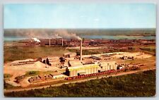 Aerial Universal Atlas Cement Co Duluth MN Postcard American Steel & Wire Plant picture
