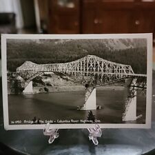 VTG Real Photo Postcard RPPC Bridge Of The Gods, Columbia River Oregon 1900s picture