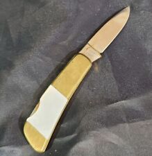 Vtg Kershaw Kai 5300 Seki Japan Gentleman NS Pearl Folding Lockback Pocket Knife picture