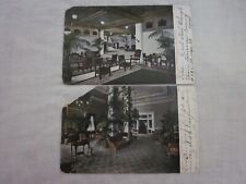 Lot of 2 Pittsburgh PA Schenley Hotel 1908 Undivided back antique postcards picture