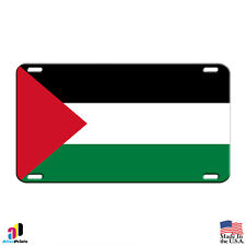 Palestine Country Flag License Plate Home Wall Decor Novelty Aluminum Metal Sign picture
