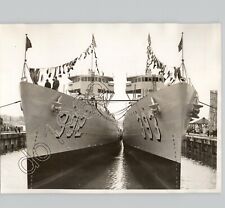 US DESTROYER SHIPS Patterson & Jarvis BREMERTON Washington 1937 Press Photo picture