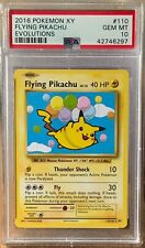 2016 Pokemon XY Evolutions - no110 Flying Pikachu secret rare - Graded PSA10 Gem picture