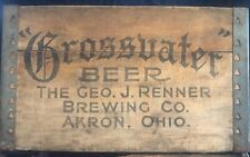 Vintage Antique Wooden Grossvater Beer, Akron Ohio (2004) picture