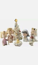 Lenox SNOOPY PEANUTS CHRISTMAS PAGEANT Nativity Set - New In Box With COA picture