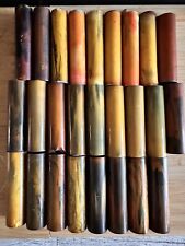Bakelite marbled knife handles 26 pieces thick 1580 Grams picture