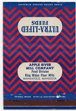 Empty 40S Matchbook Apple River Mill CO. Minneapolis Minnesota Ultra-Lifed Feeds picture