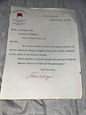 Antique Prince Line Newcastle-on-Tyne John Seager Letter: McKinley Assassination picture