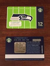 Starbucks Card 2016 SEATTLE SEAHAWKS Ltd Edn w/ NFL Hologram - NEW Unused MINT picture