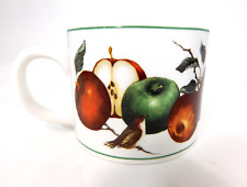 DC Brown Majestic Ware Bird Coffee Cup Oneida Apples & Warblers Vintage picture