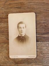 Brighton-Smart Young Man c.1880s-CDV Carte de Visite Victorian Photo. picture