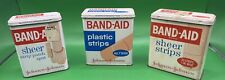 LOT OF 3 VINTAGE BAND-AID BRAND TINS picture