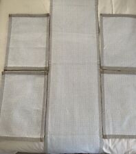 Set Of 7 Woven Cotton Placemats & Table Runner Centerpiece Stunning picture