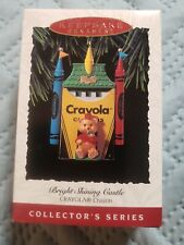 Vintage 1993 Hallmark Bright Shining Castle Crayola Crayon Ornament Christmas picture