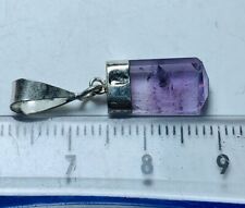 5.45Ct Beautiful Natural  color Amythest  Pendant With silver From Afghanistan  picture