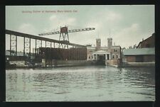 CA Vallejo ROTOGRAVURE 1909 BUILDING COLLIER MARE ISLAND NAVY YARD by PNC 164166 picture