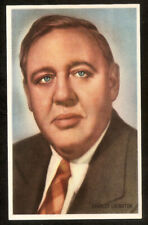CHARLES LAUGHTON CARD SIZE POSTCARD VINTAGE 1930s KWATTA  M.G.M. picture