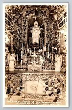 Interior Of Grotto Of The Blessed Virgin Dickeyville Wisconsin Unposted RPPC picture