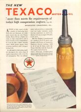 Texaco Motor Oil more than meets requirements ad 1930 picture