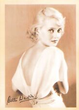 Bette Davis Reproduction Vintage Style Post Card Unposted picture