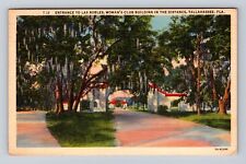 Tallahassee FL-Florida, Entrance To Las Robles, Antique, Vintage c1943 Postcard picture