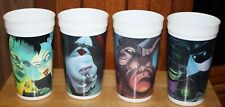 Lot of 4 1990’s Universal Movie Monster Characters Souvenir 32 oz Pepsi Cups NOS picture