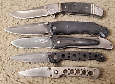Lot of 5 CRKT Folding Knives picture