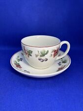 Wedgwood Provence Queensware Cup & Saucer England MINT picture