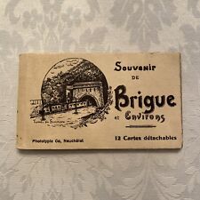 Antique Souvenir De Brigue et Environs - 12 Postcards - Rare picture