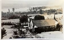 Rppc Park College Parkville Missouri Chapel And River Aerial View 1940s picture