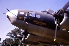 1968 Original 35mm colour slide of preserved Boeing B-17F '41- 24485' nose art picture