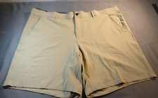 GEORGE ABOVE THE KNEE 4 WAY STRETCH TAN ACTIVE MOISTURE WICKING SHORTS 44 picture
