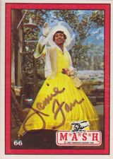 1982 MASH JAMIE FARR AS KLINGER GONE WITH THE WIND IN PERSON AUTOGRAPH CARD 66 picture