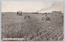Kansas (KS) View Postcard - Wheat Harvesting near Garden City, Kansas picture
