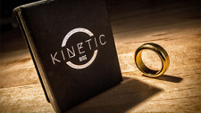 Kinetic PK Ring (Gold) Beveled size 8 by Jim Trainer - Trick picture