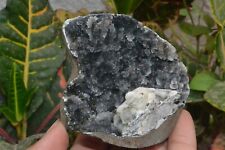 Black chalcedony geode mineral specimen #2 picture