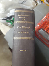 THE MIDRASH ON PSALMS Yale Judaica Translated 2 English Hebrew Aramaic by Braude picture