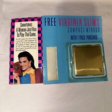 Vintage Virginia Slims Compact Mirror Advertising Promo Rare Item - Old Stock picture