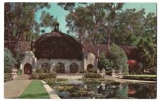 San Diego, California c1950's Balboa Park, Botanical Gardens, lily pond picture