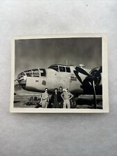 WW2 US Army Air Corps Nose Art “Booger” Painted Plane Photo (V157 picture