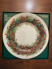VTG 1986 LENOX Colonial Christmas Wreath Plate 