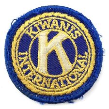 Vintage Kiwanis International Service Club Patch 2in L782 picture