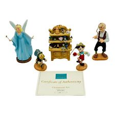 WDCC Disney Pinocchio Set Of 5 Ornaments 2000 RETIRED picture