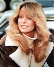 Farrah Fawcett iconic hair style 1976 Charlie's Angels as Jill 24x36 inch poster picture