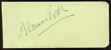 Florence Vidor d1977 signed 2x5 cut autograph 1-11-47 Academy Award Theater LA picture