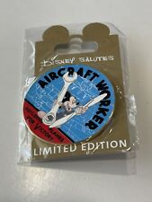 2008 DEC Disney Employee Center Mickey Aircraft Worker LE 300 Pin Salutes picture