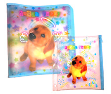 Lisa Frank Vintage Binder Angel Puppy Poochie with Zipper Pouch 13in. x 12 in. picture