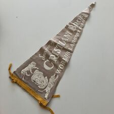 VTG cristiani circus Pennant Vintage OLD 24” worlds largest circus picture